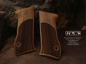 Jericho 941 F / FS Compatible Walnut Grips Diamond Gun Grips USA-498