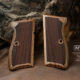 Mauser 90DA Compatible Walnut Grips Diamond Gun Grips USA-510