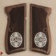 Mauser 90DA Compatible Walnut Customizable Grips Diamond Gun Grips USA-512