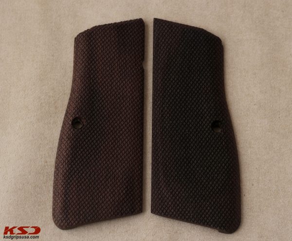 Browning MK3 Compatible Walnut Grips Diamond Gun Grips USA-555