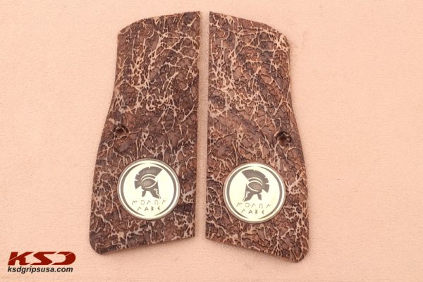 Browning MK3 Compatible Walnut Customizable Grips Stone 1 Gun Grips USA-559