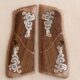 Browning MK3 Compatible Walnut Customizable Grips Double-Checkering Gun Grips USA-561