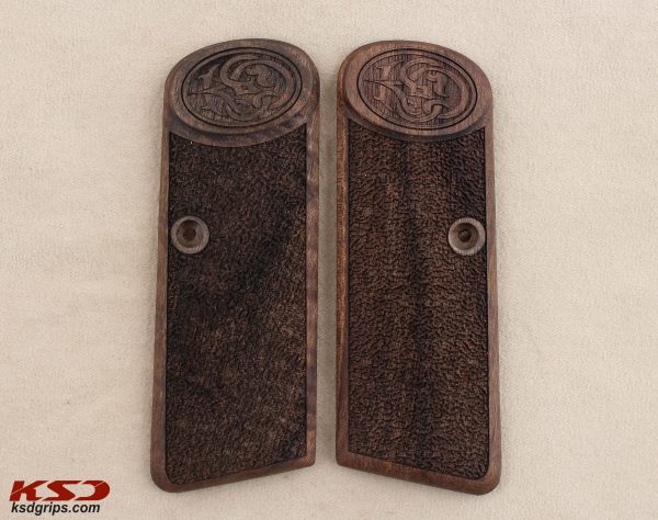 Browning FN 1922 Compatible Walnut Grips Stripled Gun Grips USA-578