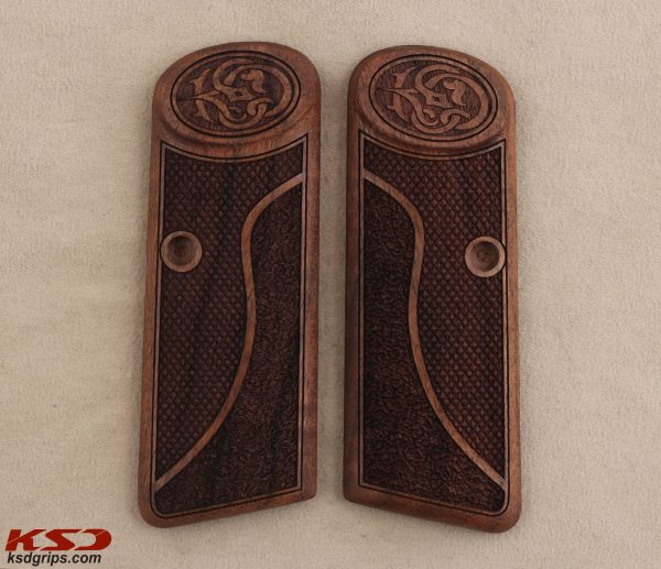 Browning FN 1922 Compatible Walnut Grips Double-Checkering Gun Grips USA-579