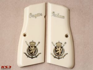 Browning MK3 Compatible Ivory Acrylic Customizable Grips Gun Grips USA-627