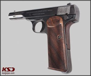 Browning FN 1922 Compatible Walnut Grips Diamond Gun Grips USA-647