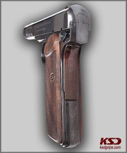 Browning FN 1922 Compatible Walnut Grips Diamond Gun Grips USA-647