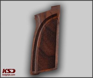 Browning FN HP DA / BDA9 Compatible Walnut Grips Diamond Gun Grips USA-657