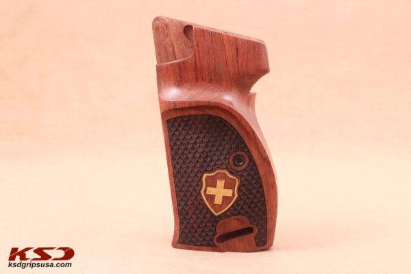 SIG P210-1/-4 /-5/-6/ DK M49 With Lanyard Ring Rosewood Custom Grip Gun Grips USA-685