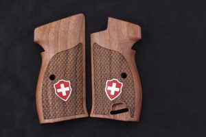 SIG P210-1/-4 /-5/-6/ DK M49 With Lanyard Ring Compatible Walnut Grip Gun Grips USA-723