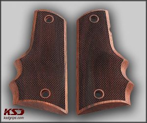 Colt 1911 FIT Model Compatible Rosewood Grips Diamond Gun Grips USA-734