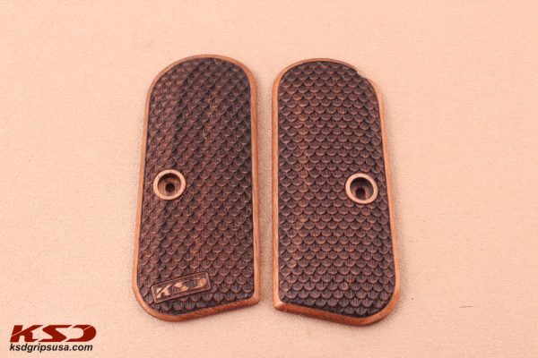 Colt 1903 Pocket Hammerless Compatible Walnut Grips Dragon Skin Gun Grips USA-735