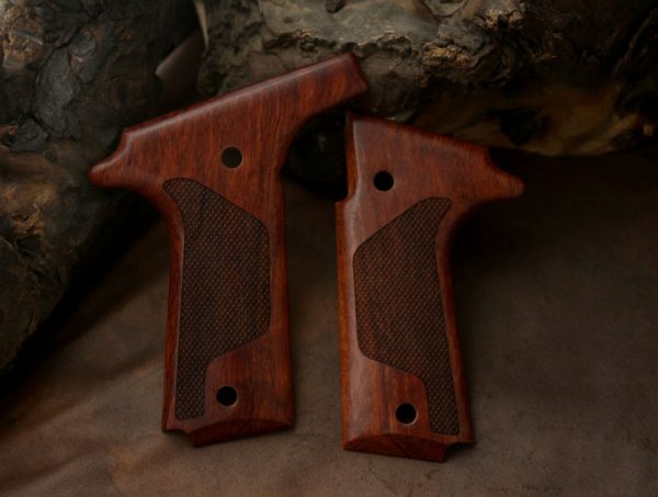 Colt Double Eagle Compatible Rosewood Grips Diamond Gun Grips USA-742