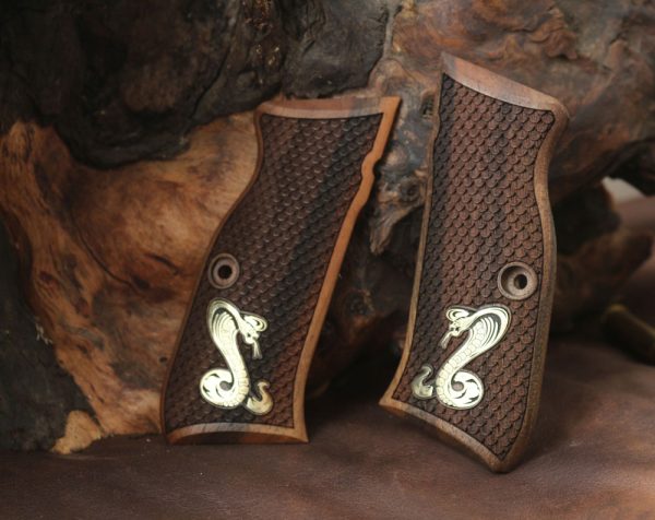 Sarsılmaz Kılınç 2000 Light, P8L Compatible Walnut Grips Dragon Skin Gun Grips USA-794