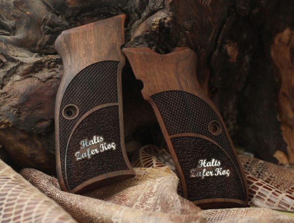 Sarsılmaz Kılınç 2000 Mega / B6 Hawk Compatible Walnut Custom Grip Gun Grips USA-803