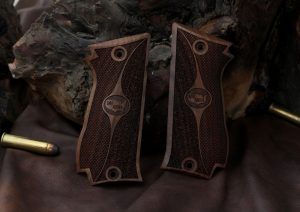 Sarsılmaz K 2 45 Compatible Walnut Grips Double-Checkering Gun Grips USA-810