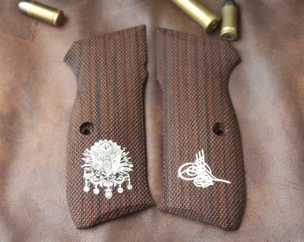 Sarsılmaz Kılınç 2000 Light, P8L Compatible Walnut Grips Diamond Gun Grips USA-820