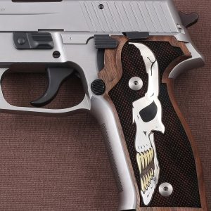 Mab Mod D Compatible Walnut Grips Dragon Skin Gun Grips USA-1467