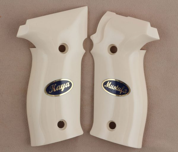 Sig Sauer P226 /SL /Sport I/ II/II SL/II SL PPC Ivory Acrylic Grip Gun Grips USA-904