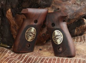 Sig Sauer P228 / P229 Compatible Root Walnut Custom Grips Framed Gun Grips USA-997