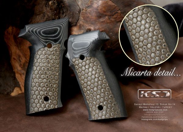 Sig Sauer P226 /SL /Sport I/ II/II SL/II SL PPC Micarta Grip Gun Grips USA-983