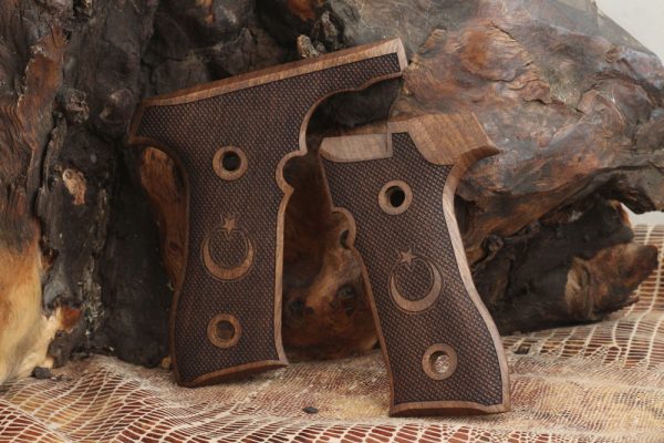 Tisaş Zigana T Compatible Walnut Grips Diamond Gun Grips USA-1022