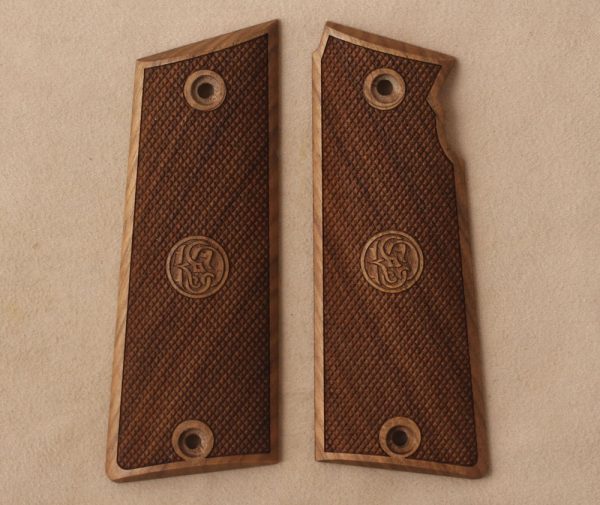 Star SUPER B Compatible Walnut Grips Diamond Gun Grips USA-1032