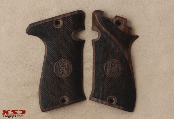 Star Bonifacio Model F 22 Compatible Walnut Grips Diamond Gun Grips USA-1037