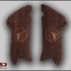 Luger P08 Compatible Walnut Grips Diamond Gun Grips USA-1056