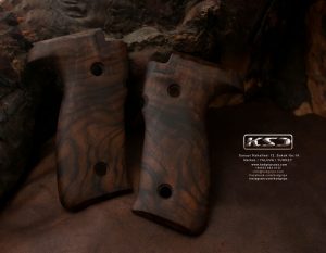 Zastava EZ9 / E40 Compatible Root Walnut Grips Gun Grips USA-1060