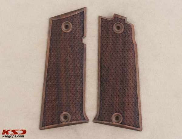 LLama Max I – IX – IXA Compatible Walnut Grips Dragon Skin Gun Grips USA-1075