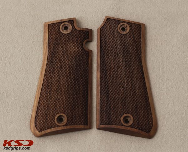 Astra 3000 Compatible Walnut Grips Diamond Gun Grips USA-1114