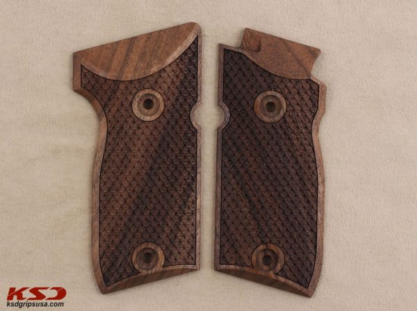 Astra A 75 Compatible Walnut Grips Dragon Skin Gun Grips USA-1120