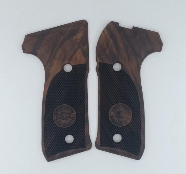 Astra A 90 Compatible Walnut Grips Diamond Gun Grips USA-1128