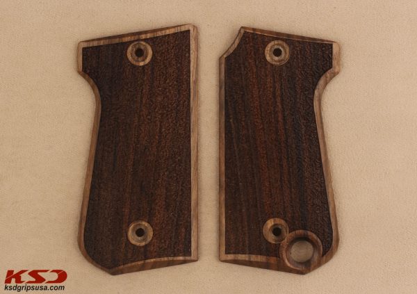 Astra Mod 4000 Compatible Walnut Grips Striped(Full) Gun Grips USA-1133