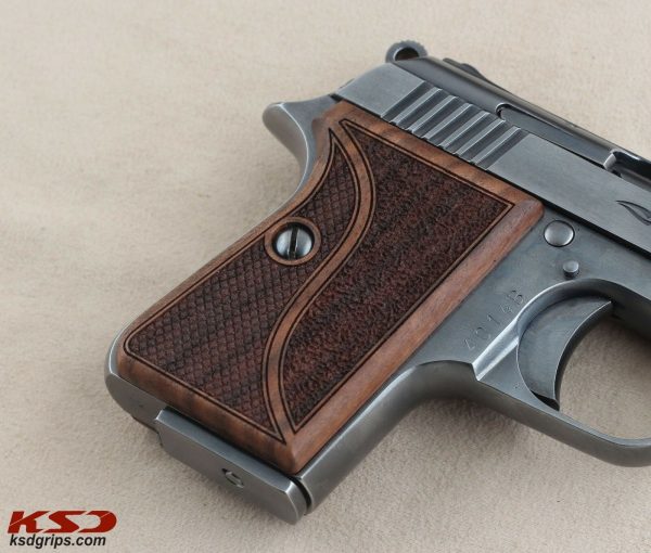 Astra Cub Compatible Walnut Grips Double-Checkering Gun Grips USA-1146