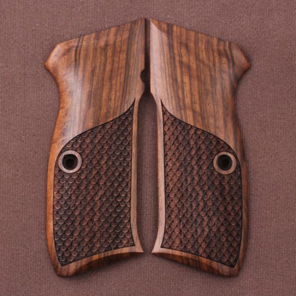 CZ 75, 75B, 75BD, 85 KADET SHADOW1 Compatible Walnut Grip Gun Grips USA-1164