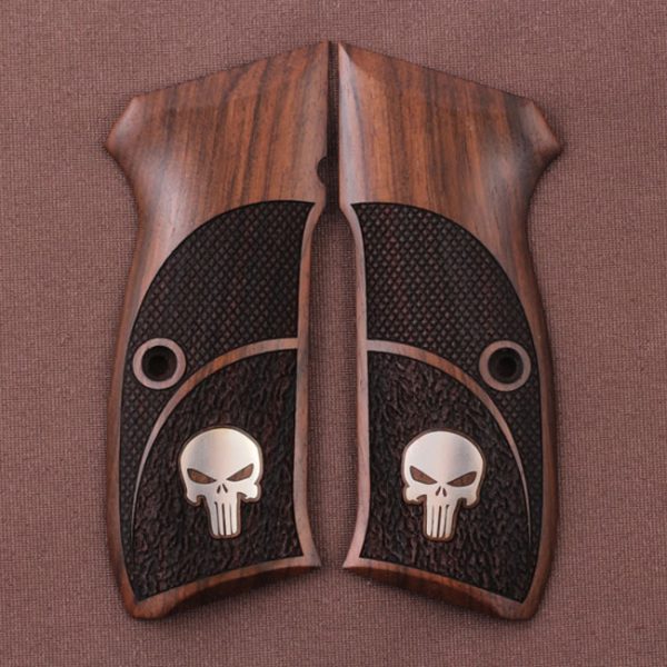 CZ 75, 75B, 75BD, 85 KADET SHADOW1 Compatible Walnut Grip Gun Grips USA-1167