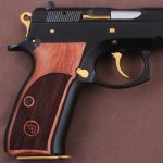 CZ 75, 75B, 75BD, 85 KADET SHADOW1 Compatible Rosewood Grip Gun Grips USA-1177