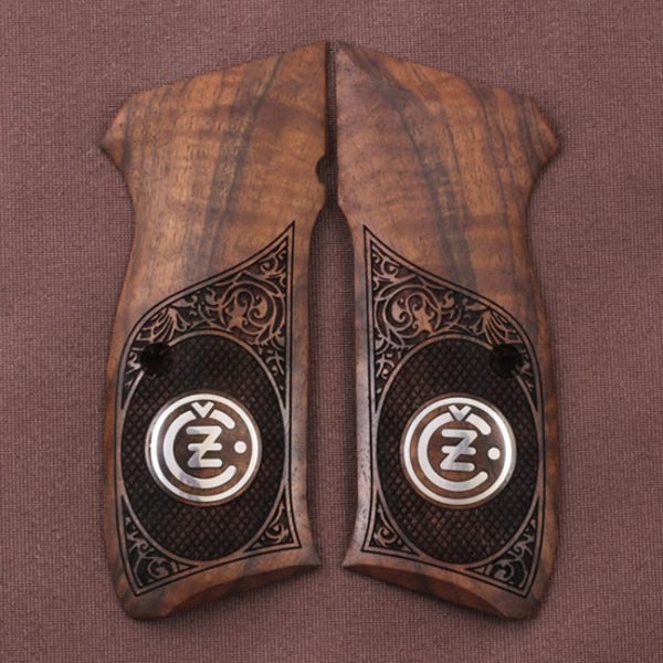 CZ 75, 75B, 75BD, 85 KADET SHADOW1 Compatible Walnut Grip Gun Grips USA-1178