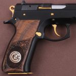 CZ 75, 75B, 75BD, 85 KADET SHADOW1 Compatible Walnut Grip Gun Grips USA-1178