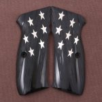 CZ 75, 75B, 75BD, 85 KADET SHADOW1 Compatible Black Acrylic Grip Gun Grips USA-1182