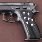 CZ 75, 75B, 75BD, 85 KADET SHADOW1 Compatible Black Acrylic Grip Gun Grips USA-1182