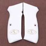 CZ 75, 75B, 75BD, 85 KADET SHADOW1 Compatible White Acrylic Grip Gun Grips USA-1202