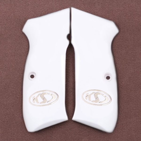 CZ 75, 75B, 75BD, 85 KADET SHADOW1 Compatible White Acrylic Grip Gun Grips USA-1202