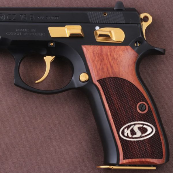 CZ 75, 75B, 75BD, 85 KADET SHADOW1 Compatible Rosewood Grip Gun Grips USA-1219