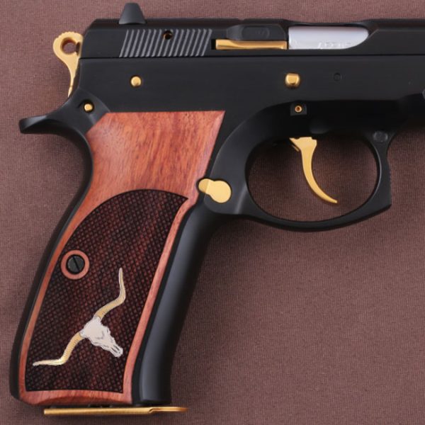 CZ 75, 75B, 75BD, 85 KADET SHADOW1 Compatible Rosewood Grip Gun Grips USA-1220