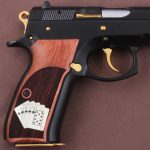 CZ 75, 75B, 75BD, 85 KADET SHADOW1 Compatible Rosewood Grip Gun Grips USA-1221