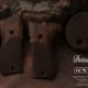 Walther P88 Compact Compatible Walnut Grips Dragon Skin Gun Grips USA-1228