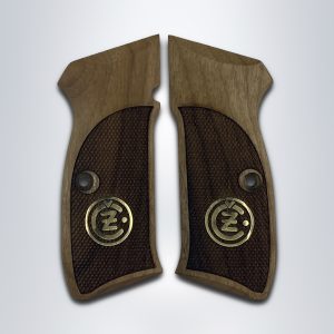 Smith Wesson K/L/X – Frame Round Butt Compatible Walnut Grip Stripled Gun Grips USA-132